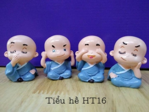 Bộ tượng 4 chú tiểu hề